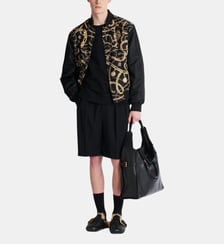 Bomber réversible imprimé motif Chaînes Balmain