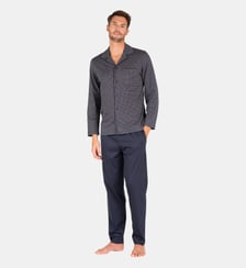 Pyjama long ouvert  MERCERISE Eminence