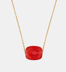 Collier, cornaline, or jaune Morganne Bello