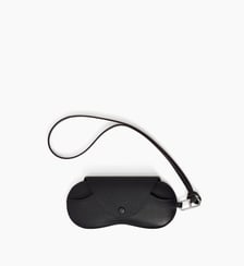 Etui à lunettes charms en cuir grainé Le Tanneur