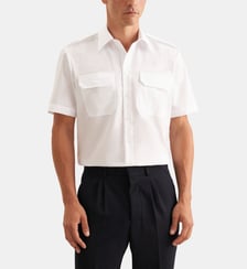 Chemise de pilote 1/2 Regular Col Kent Seidensticker
