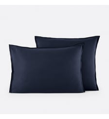 Taie d'oreiller en satin de coton lavé, 118 fils La Redoute Interieurs