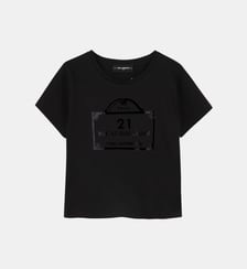 T-shirt avec imprimés Karl Lagerfeld Kids