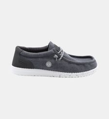 Chaussures bateau en toile Serge Blanco