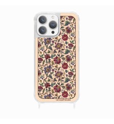 Coque de téléphone glossy foulard rouge avec anneaux pour iPhone 12 / 12 Pro La Coque Française