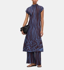Robe midi bicolore Adolfo Dominguez