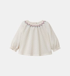 Guimpe à pois Bébé Cyrillus