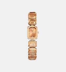 Montre, Bracelet taille octogone, Acier inoxydable Swarovski