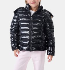 Doudoune enfant Grand Froid Rose pétale Olympe laquée Jott