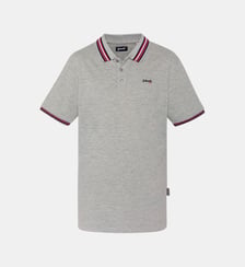 Polo avec liserés tricolores Schott