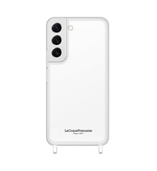 Coque de téléphone transparente anti-choc avec anneaux pour Galaxy S22 5G La Coque Française