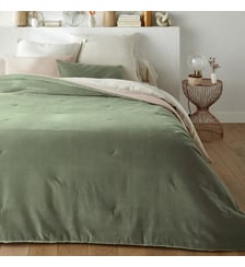 Couvre lit boutis matelassé velours coton La Redoute Interieurs
