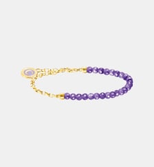 Membre Bracelet Charm à maillons et imitation améthyste Thomas Sabo