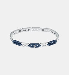 Bracelet, Acier, Bleu IP, Collection Iconic Maserati
