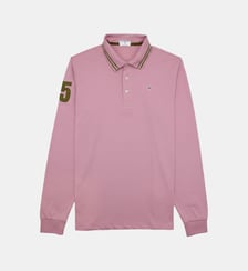 Polo manches longues en coton Lounes Serge Blanco