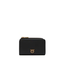 Mini portefeuille en cuir avec love birds Pinko