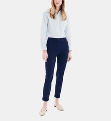 Pantalon adelmo - Motif uni - Coupe cigarette Caroll