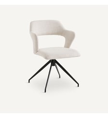 Fauteuil de table pivotant, toile nattée AM.PM