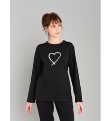 t-shirt Cool blanc coeur Sarajevo Agnès b.
