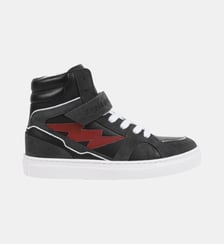 Baskets en cuir de vachette Zadig&Voltaire Kids