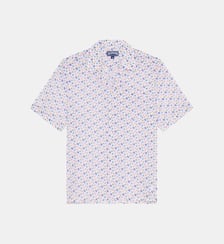 Chemise bowling en voile de coton organique Vilebrequin