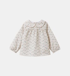 Blouse en velours imprimée Bébé Cyrillus