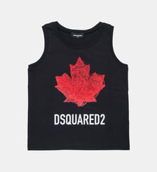T-shirt sans manches avec logo Dsquared2