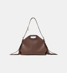Sac Miss M en cuir grainé Maje