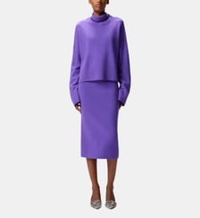 Jupe fourreau en maille Pinko