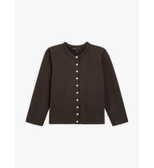 cardigan pression "12 ans" marron foncé Agnès b.