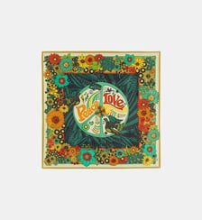 Foulard moyen coloré effet soyeux PEACELOVE Wild
