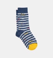 Chaussettes en coton peigné à motifs Billybelt