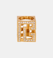 Bague cube à strass PB 3D Balmain