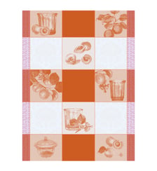 Torchon Confitures Carreaux 100% coton Le Jacquard Francais