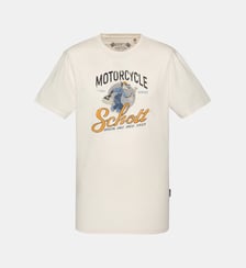 T-shirt biker cartoon Schott