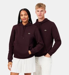 Sweatshirt à capuche molleton imprimé Lacoste