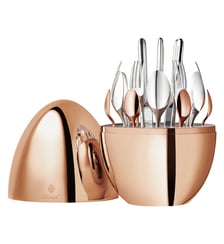 Ensemble pour 6 personnes (24 pièces) Rose Gold en métal argenté avec écrin - MOOD PRECIOUS Christofle