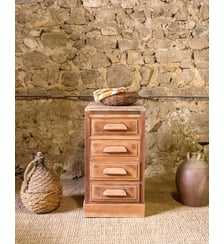 Petite commode en bois Garance N°762- Produit chiné Debongout