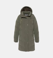 Parka longue matelassée à capuche Schott