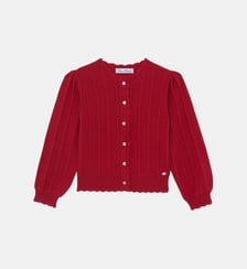 Cardigan - Cerise laine festonné Tartine Et Chocolat