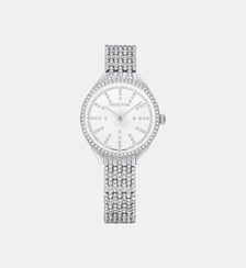 Montre Attract, Fabriqué en Suisse, Bracelet en métal, Ton or rose, Finition or rose Swarovski