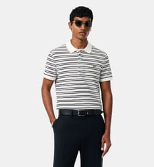 Polo classic fit Petit Piqué rayé Lacoste