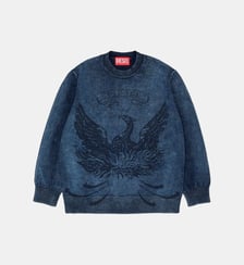 Pull ras du cou avec logo Diesel Kids