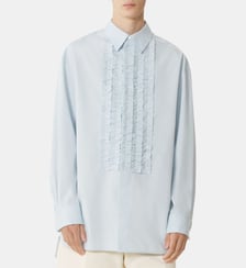 Chemise À Plastron En Popeline De Coton Lanvin