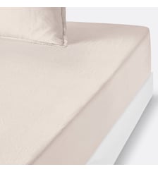 Drap housse lin lavé, bonnet 35 cm La Redoute Interieurs