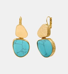 Boucles d'oreilles dormeuses pendantes   - Noto Satellite