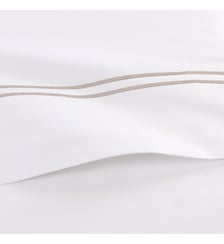 Drap plat en percale de coton Yves Delorme