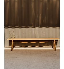Banc en chêne Antoine N°498- Produit chiné Debongout