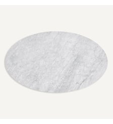 Plateau de table ellipse en marbre L170 cm AM.PM