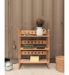 Étagère de bouquiniste en bois Gaëlle N°1581- Produit chiné Debongout